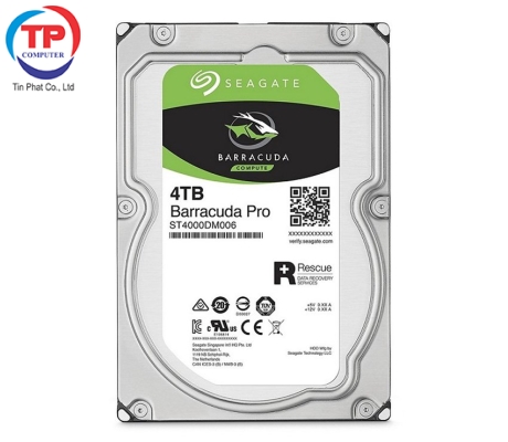 Ổ cứng HDD Seagate Barracuda 4TB 3.5 inch 5400RPM, SATA, 256MB Cache (ST4000DM004)