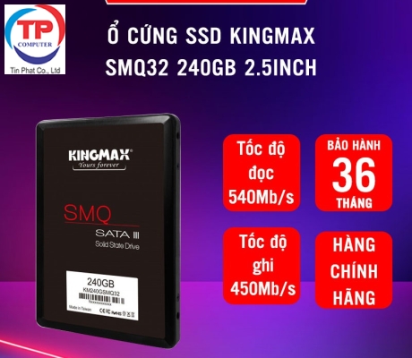 Ổ Cứng SSD KINGMAX SMQ 240GB (2.5 inch SATA III, R/W 540/450 MB/s)