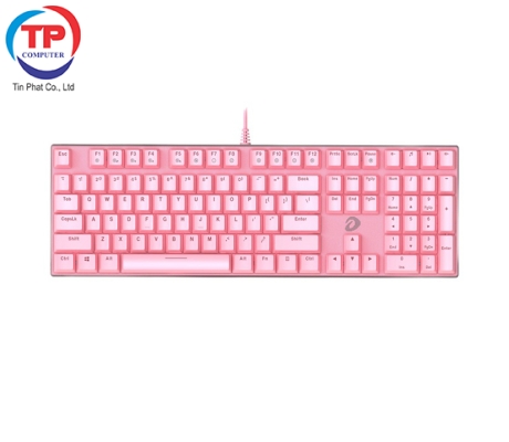 Bàn Phím cơ Dareu EK810 Pink (USB/Pink Led/Blue switch)