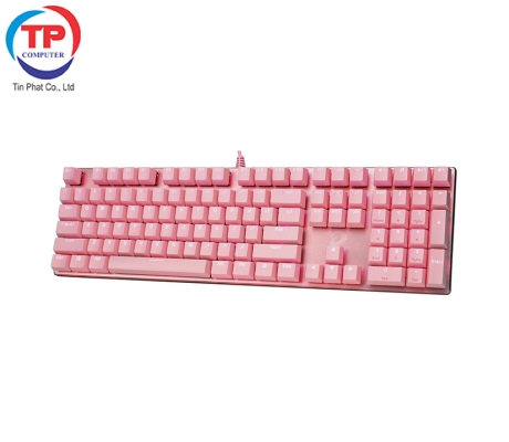 Bàn Phím cơ Dareu EK810 Pink (USB/Pink Led/Blue switch)