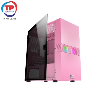 Vỏ Case Xigmatek  AERO FADIL QUEEN 1F  ( Mini Tower/Màu Hồng)