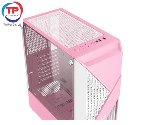Vỏ Case XIGMATEK INFINITY QUEEN 1F  (MidTower/Màu Hồng)