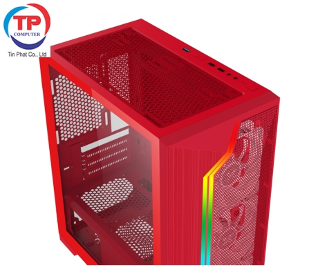 Vỏ Case XIGMATEK GEMINI II TIGER 3FB (EN49011)  (MiniTower/Màu Đỏ)